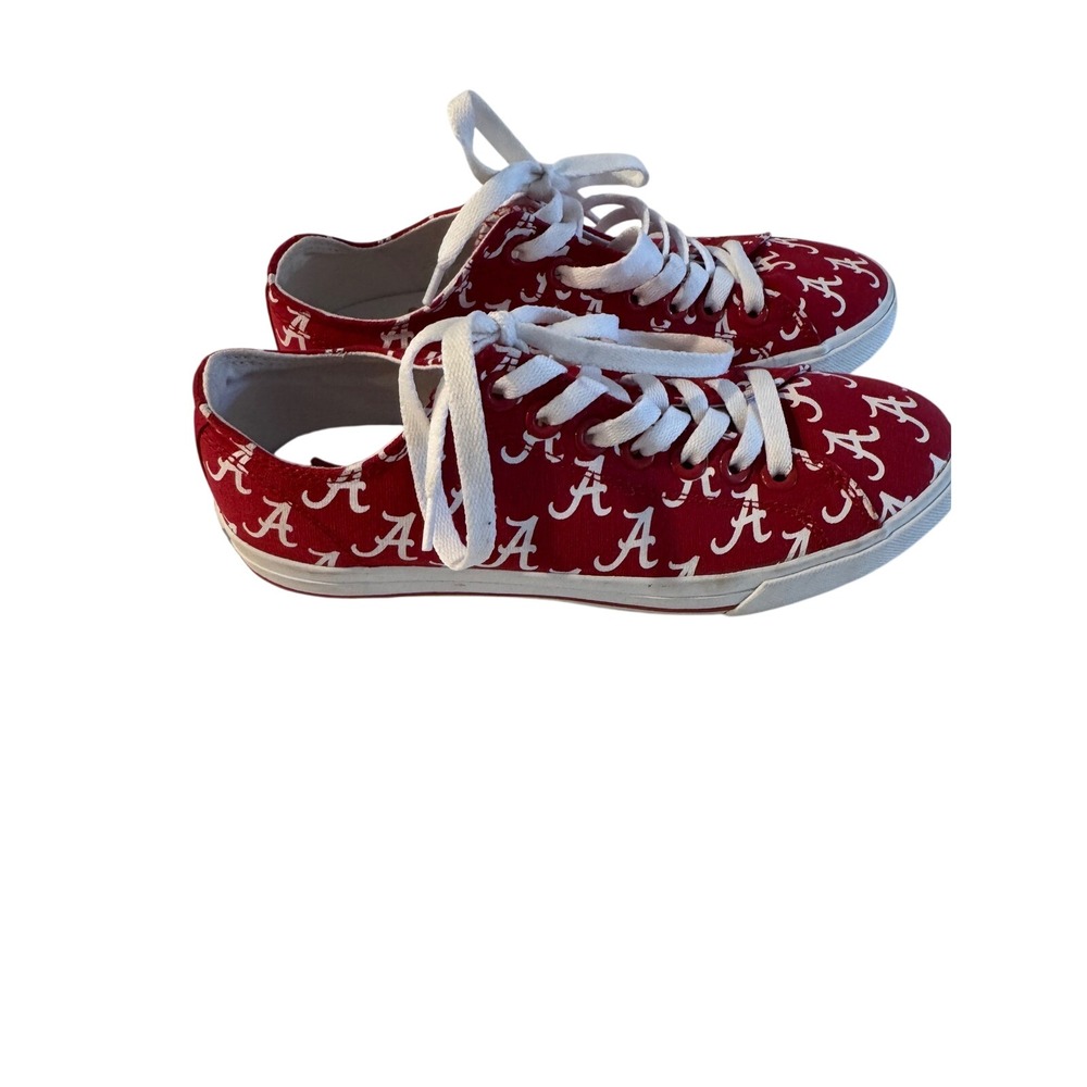 Row One Alabama Crimson Tide Women 7 Canvas Low Top Sneakers